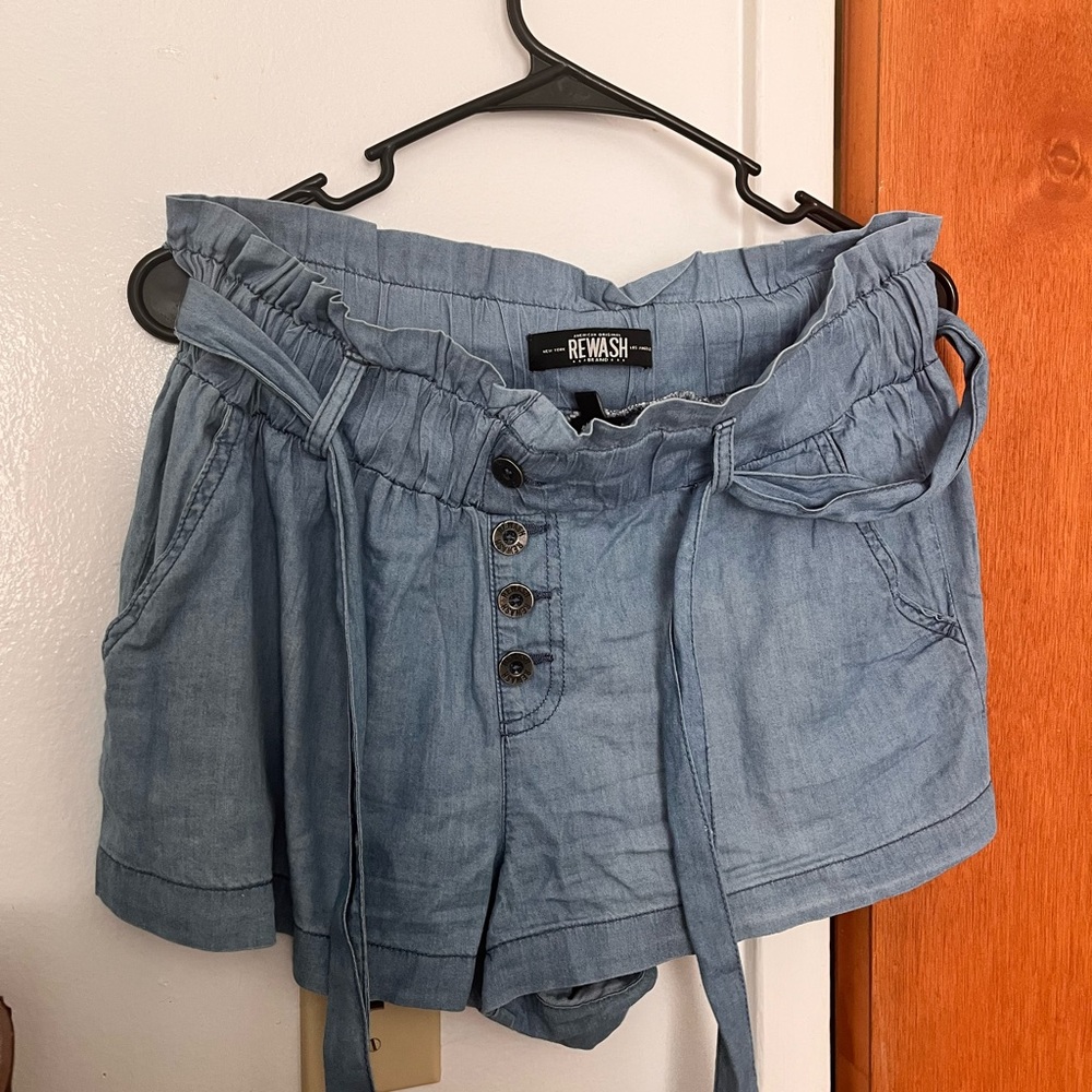 denim shorts